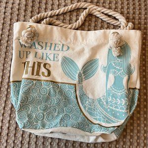 Washed Up Like This Mermaid Bag